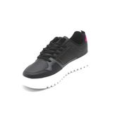 Jump 27429 Siyah Fuşya Neon Yeşil Kadın Spor Ayakkabı