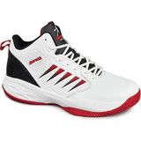 Jump 27800 Basketbol Ayakkabı CKR00331 - Beyaz Kırmızı Renkli Erkek 42 Numaralı Konforlu Model - Beyaz - Kırmızı