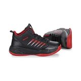 Jump 27800 Siyah - Kırmızı Basketbol Erkek Çocuk Spor Ayakkabı Mikrofiber Dış Materyal ile Normal Bilekli