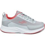 Jump 28086 Gri - Somon Pembe Kadın Sneaker Günlük Spor Ayakkabı - AçıkGri-Pembe
