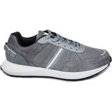 Jump 29052 Gri Erkek Sneaker Günlük Spor Ayakkabı - Siyah - Yeşil