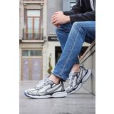 Jump 29550 Gri Beyaz Erkek Sneaker Günlük Spor Ayakkabı