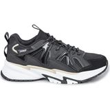 Jump 29942 Siyah - Bej Kadın Sneaker Günlük Spor Ayakkabı