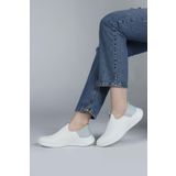 Jump 29949 Beyaz - Gri Kadın Sneaker Günlük Spor Ayakkabı
