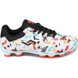 Jump 32202 Beyaz - Renkli Krampon Çocuk Futbol Ayakkabısı