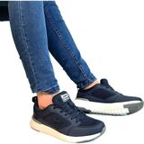 Jump 32427 Lacivert-Beyaz Hafızalı Rahat Taban Spor Ayakkabı
