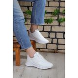 Jump Comfort Cilt Rahat Taban Unisex Sneaker Spor Ayakkabı - Beyaz