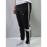 Jump Erkek Scuba Slim Fit Fermuarlı Paça Eşofman Altı - 01-Siyah