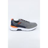 Jump Erkek Spor Ayakkabı 26497, Gri - Lacivert - Turuncu, 43