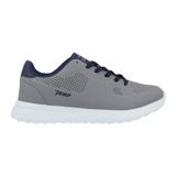 Jump Gri Lacivert Sneaker Spor Ayakkabı, 41, 21017, Gri - Lacivert, Erkek