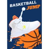 Jump Kidessa 1755-29196 Ultra Hafif Anatomik Tabanlı Çocuk Basketbol Ayakkabısı - NKT01755-BEYAZ-32
