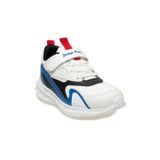 JUMP Kız Çocuk Spor Ayakkabı, Beyaz/Kırmızı/Mavi, 33 Numara