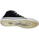 Jump M.p 1841 Siyah Beyaz Converse Hıgh Unıseks Sneaker Ayakkabı - 010-Siyah