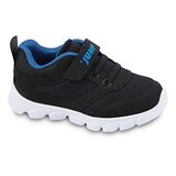 Jump Unisex Çocuk Siyah Spor Ayakkabı 15666, Siyah - Saks Mavi, 25