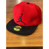 Jumpman Air Nakışlı Kırmızı Hip Hop Snapback Rapper Basket Şapka