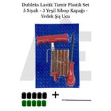 JuneThree Dubleks Lastik Tamir Plastik Set - 5 Adet Kısa Fitil - Fitil Atma Aleti ve Yedek Ucu