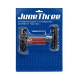 JuneThree Oto Lastik Tamir Kiti T Saplı Fitil Atma Seti Tubeless Lastik Onarım Aleti Alyanlı 5 Adet 20 cm Kahverengi Fitil