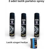 Junewax Insane Shıne Lastik Parlatıcı Sprey 600ML 3 ADET (LASTİK TAKOZU HEDİYE)