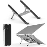 Junfire Taşınabilir Ergonomik Dizüstü Bilgisayar Standı, 6 Ayarlanabilir Açılı Katlanabilir Dizüstü Bilgisayar Yükselticisi, MacBook Air Pro, Dell, HP 11-17,3 inç Dizüstü Bilgisayar ile Uyumlu,
