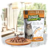 Jungle 100 gr Pouch Sterilised Tavuklu Yaş Kısırlaştırılmış Kedi Maması