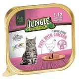 Jungle 100 gr Sütlü Tavuklu Pate Yavru Konserve Kedi Maması