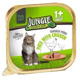 Jungle 100 gr Tavuklu Pate Yetişkin Konserve Kedi Maması