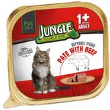 Jungle 32x100 gr Biftekli Yetişkin Kedi Yaş Maması
