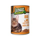 Jungle 400 GR KONSERVE KEDİ MAMASI KUZU ETLİ & SEBZELİ - 1 ADET