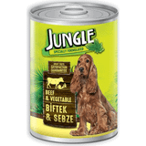 Jungle Biftekli Sebzeli 415 gr Köpek Konservesi