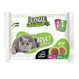 Jungle Cifte Lezzet Pouch Yetişkin Kedi Kuzu Eti Parçalı 4X100 g