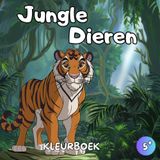 Jungle Dieren Kleurboek: Dieren Kleurboek: 50 Boeiende Ontwerpen voor Kinderen vanaf 5 Jaar