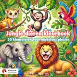 Jungle dieren kleurboek voor kinderen 4-8 jaar: 50 jungle dieren kleurplaten voor eindeloos kleurplezier. Enkelzijdige druk. Makkelijk afscheurbaar.