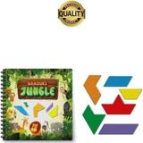 Jungle Eşleştirme Dikkat Oyunu El Beceri Temel Motor Gelişim Öğretici Eğitici Kutulu Zeka Oyunu