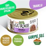 Jungle Gurme 85 G 1 Adet Yavru Tavuklu Kedi Konserve Mama Skt:11/2028