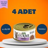 Jungle Gurme Soslu Tavuklu Yavru Kedi Yaş Maması 4 x 85 gr