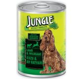 Jungle Kuzu Etli ve Av Hayvanlı 415 gr Yetişkin Köpek Konservesi