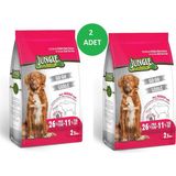 Jungle Kuzulu 2,5 kg 2 Adet Yetişkin Köpek Maması
