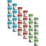 Jungle Pouch Gravy Soslu Karışık Paket Somon Tavuk Biftek Yaş 24x100 gr Kedi Maması