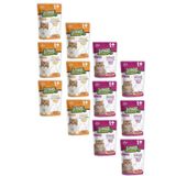 Jungle Pouch Kısırlaştırılmış Gravy Soslu Karışık Paket Tavuklu Biftekli 12x100 gr Yaş Kedi Maması