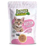 Jungle Pouch Kitten Tavuklu Yaş Yavru Kedi Maması 100 Gr