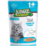 Jungle Pouch Somonlu Jel İçinde 100 g Yetişkin Kedi Yaş Maması