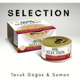 Jungle Selection 70 G Tavuk-Somon Kedi Yaş Mama