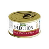 Jungle Selection Konserve 70 gr Kedi Maması Tavuk & Somon *3'lü