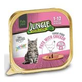 Jungle Tavuklu 22x100 gr Yaş Kedi Maması