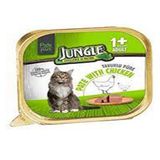 Jungle Tavuklu Kıyılmış 6x100 gr Kedi Konservesi