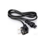 Junglee 1.5 Metre Pc Mönitör Fişi 3X0,75 Mm 3 Pin Yonca 220V 10A Adaptör Laptop Yazıcı Power Güç Kablosu Siyah
