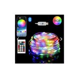 JUNGLEE (1328) SESE DUYARLI 5V USB GİRİŞLİ UZAKTAN KUMANDALI BLUETOOTH APP DESTEKLİ RGB ŞERİT LED IŞIK SU GEÇİRMEZ ile uyumlu