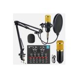JUNGLEE (1378) Profesyonel Stüdyo Mikrofonu 3.5mm Jack Girişli Youtuber Kondenser Full Set Studıo Mıcrofon Kit ile uyumlu