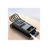 Junglee 20000 Mah Güneş Enerjili Powerbank Ios Android Uyum Lcd Ekranlı Type C Mikro Usb Lightning Çıkışlı Siyah