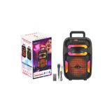 JUNGLEE (203) MİKROFONLU BLUETOOTH SPEAKER LED IŞIKLI KARAOKE HOPARLÖR SD KART USB AUX BÜYÜK BOY HOPARLÖR ile uyumlu